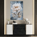 Floral 1527 Canvas Art 60 x 40 cm / Black