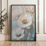 Floral 1528 Canvas Art 60 x 40 cm / Black