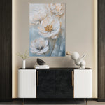Floral 1528 Canvas Art 60 x 40 cm / Black