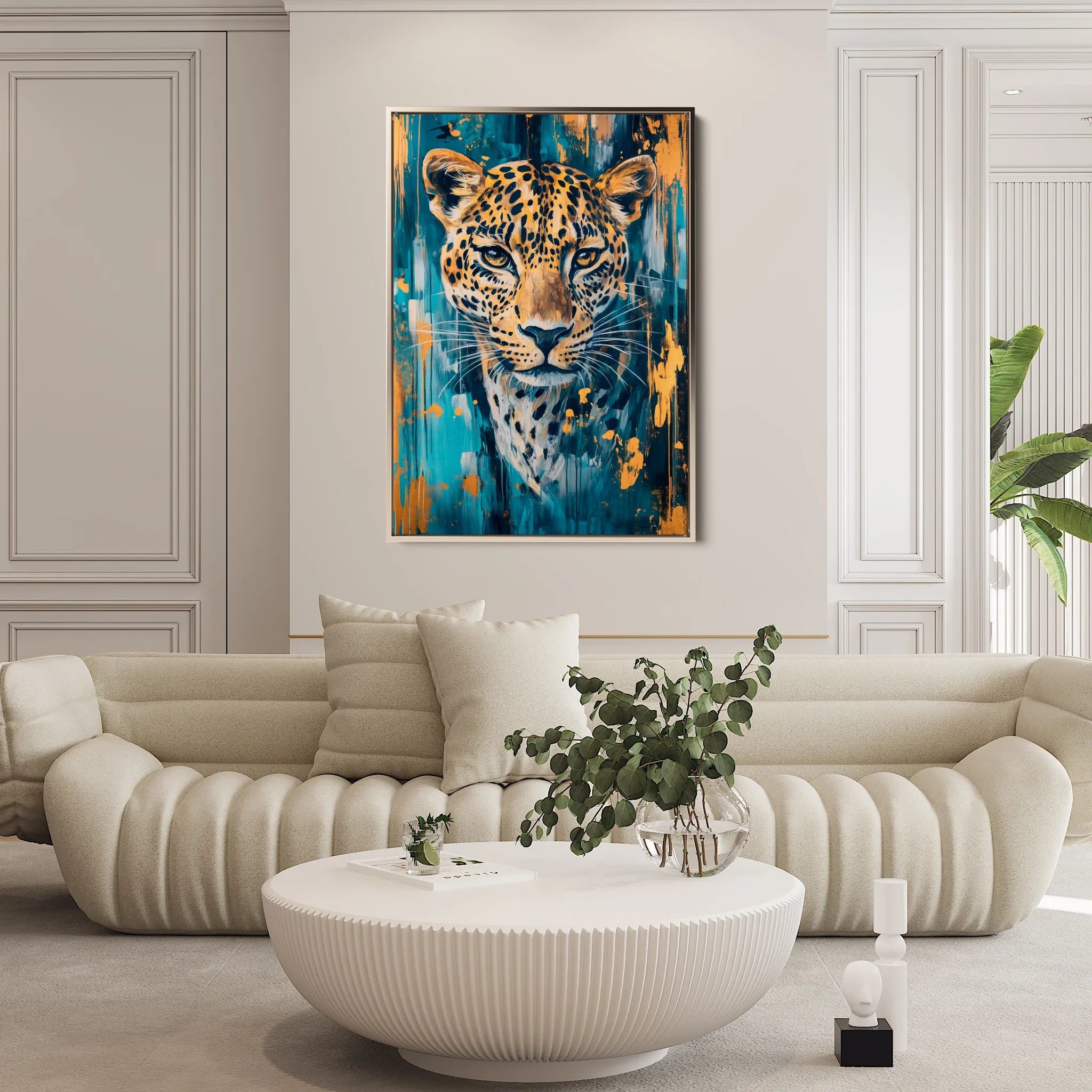 Animals 153 Canvas Art 60 x 40 cm / Black