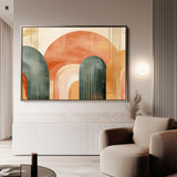 Boho 153 Canvas Art 60 x 40 cm / Black