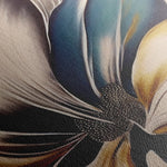 Floral 153 Canvas Art 60 x 40 cm / Black