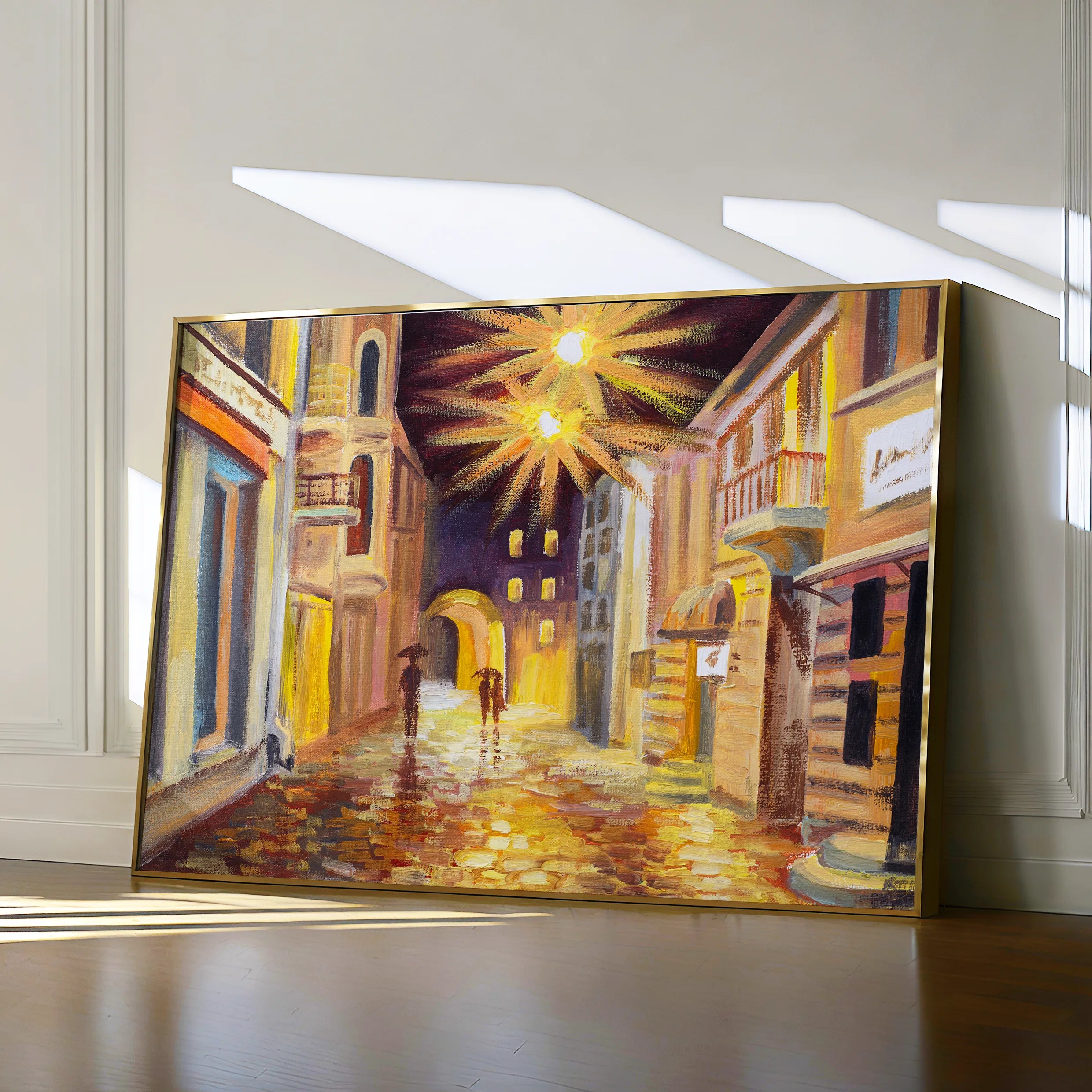 Landscape 153 Canvas Art 60 x 40 cm / Black