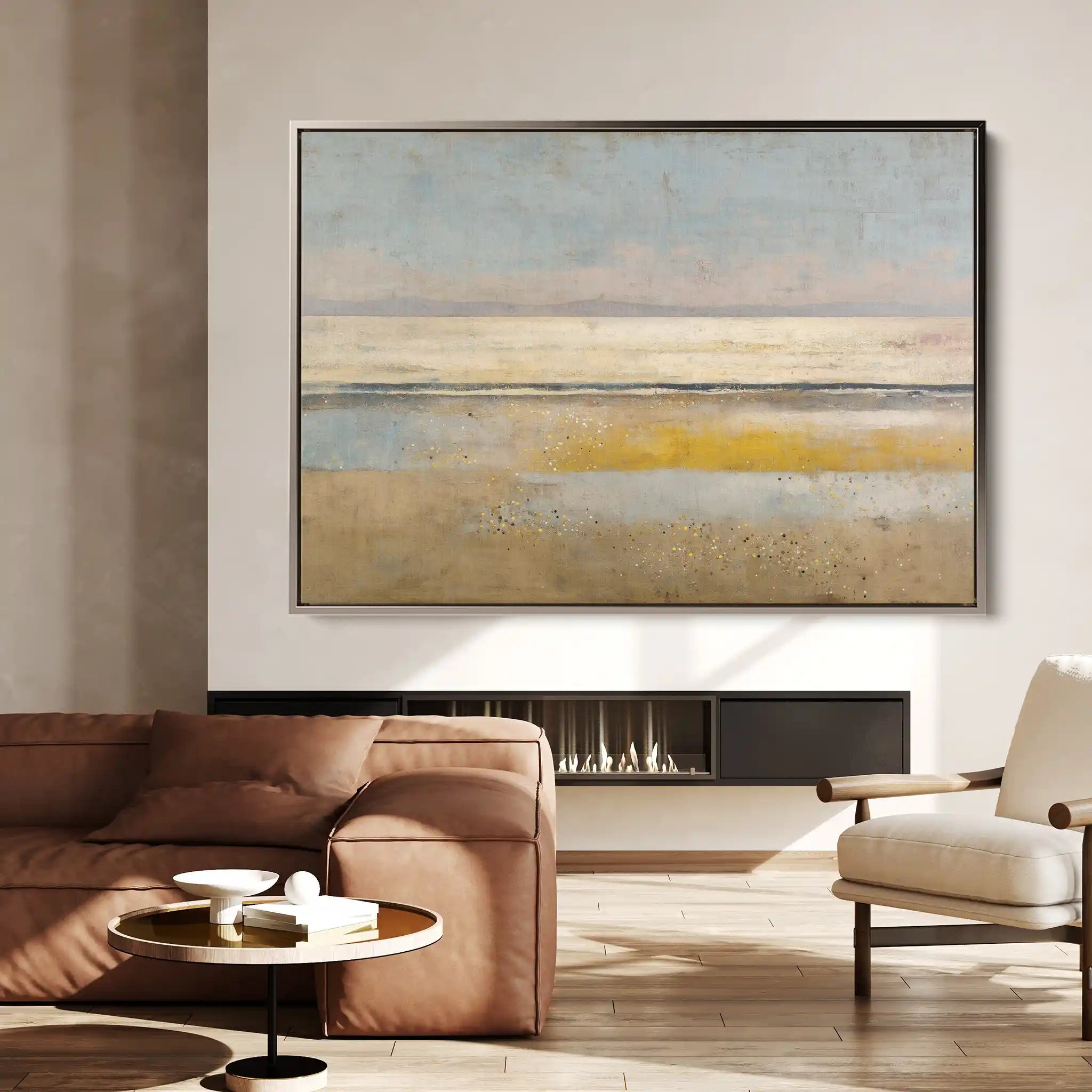 Abstract 1530 Canvas Art 60 x 40 cm / Black