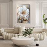 Floral 1530 Canvas Art 60 x 40 cm / Black