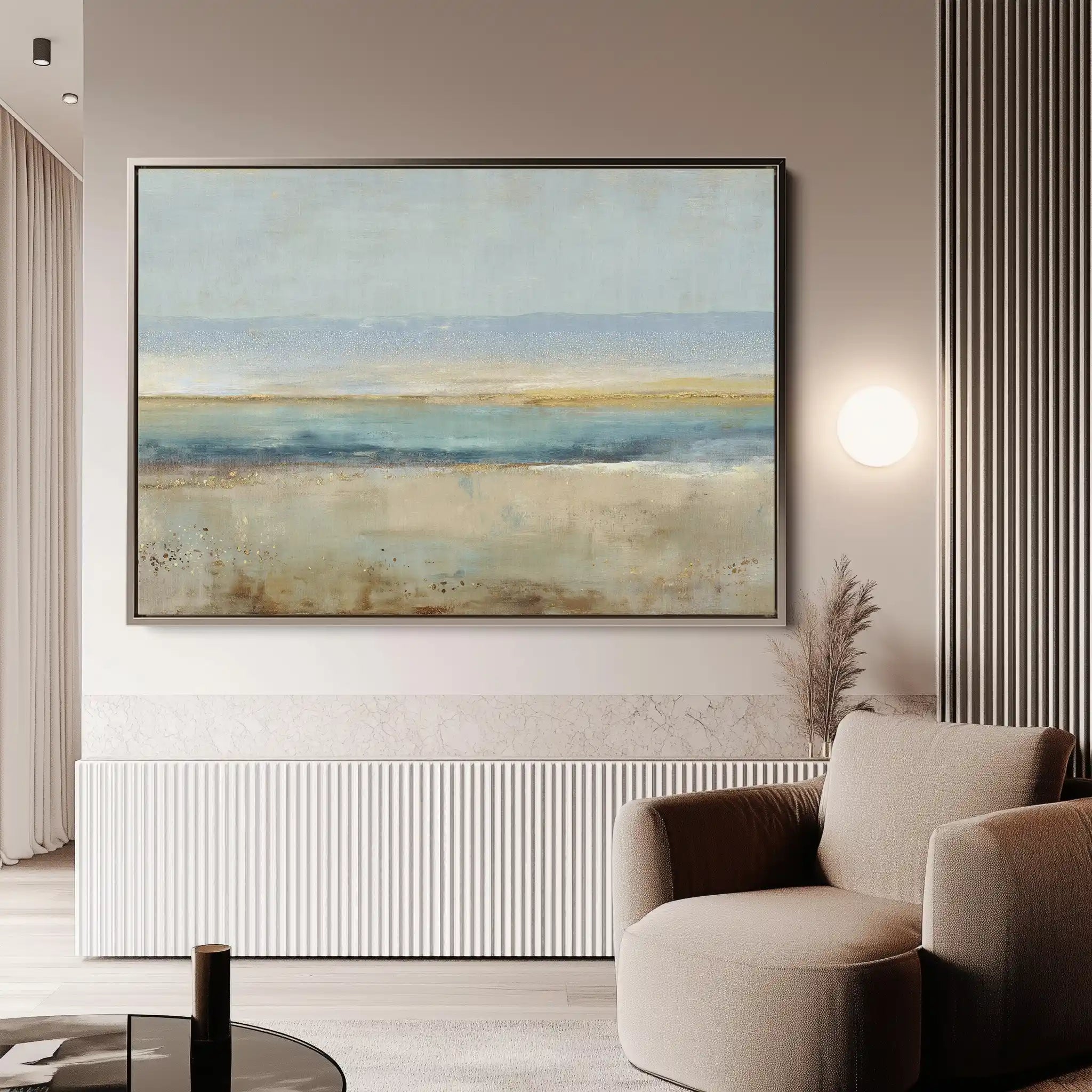 Abstract 1531 Canvas Art 60 x 40 cm / Black
