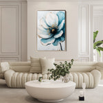 Floral 1532 Canvas Art 60 x 40 cm / Black