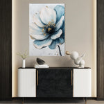 Floral 1532 Canvas Art 60 x 40 cm / Black