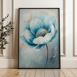 Floral 1533 Canvas Art 60 x 40 cm / Black