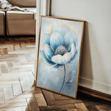 Floral 1533 Canvas Art 60 x 40 cm / Black