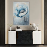 Floral 1533 Canvas Art 60 x 40 cm / Black