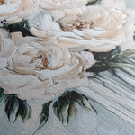 Floral 1537 Canvas Art 60 x 40 cm / Black