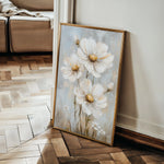 Floral 1539 Canvas Art 60 x 40 cm / Black