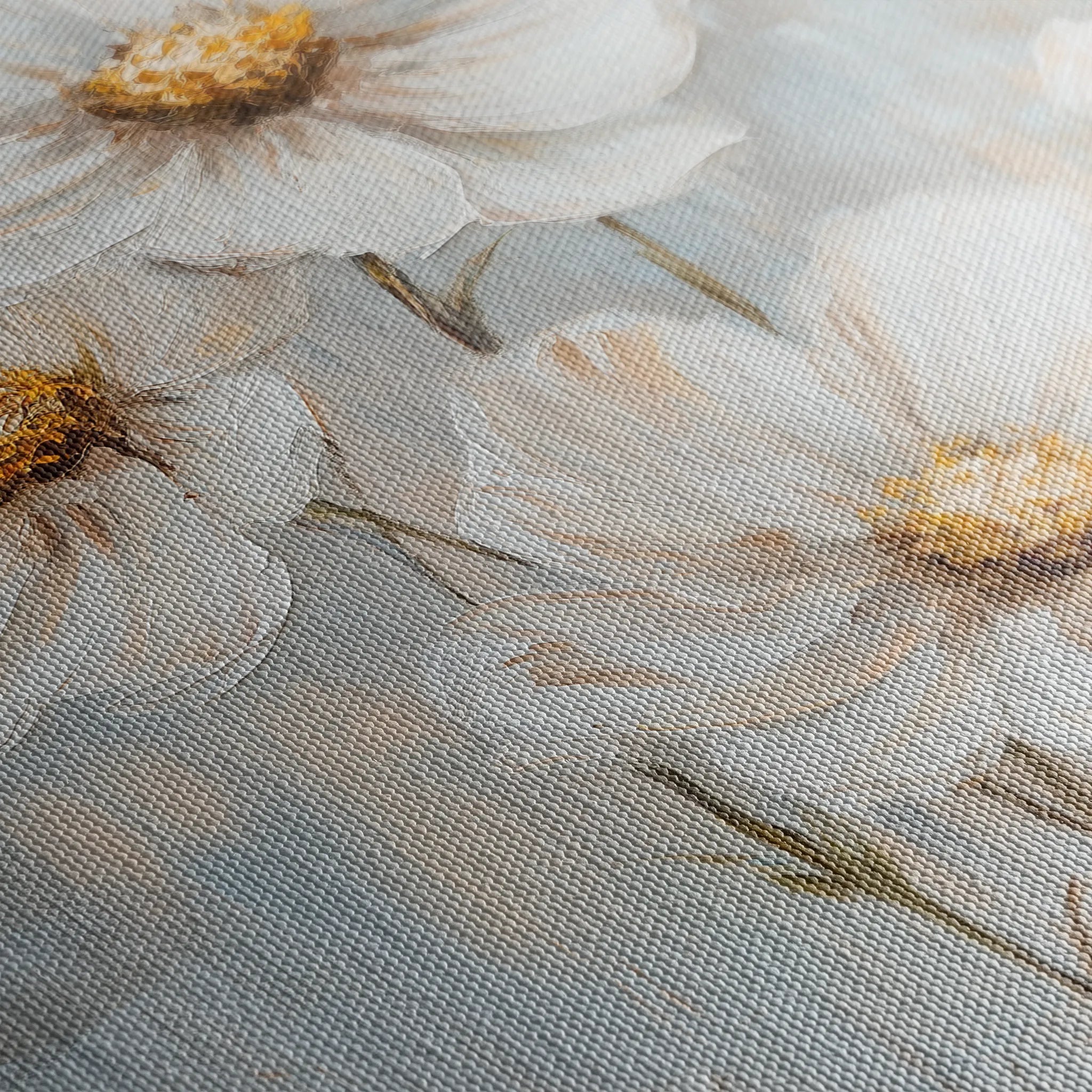 Floral 1539 Canvas Art 60 x 40 cm / Black