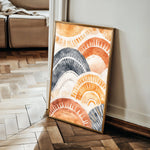 Boho 154 Canvas Art 60 x 40 cm / Black