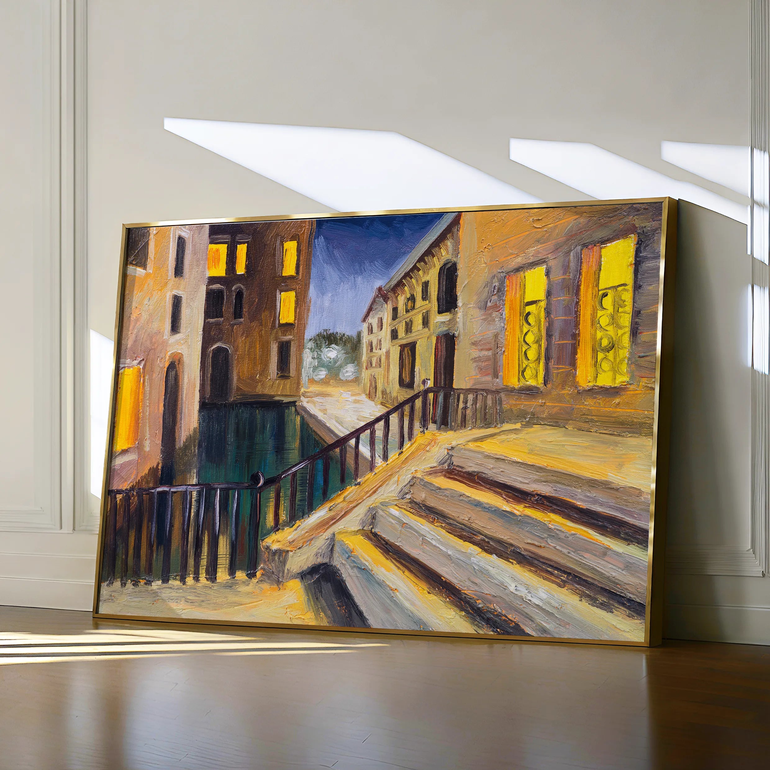 Landscape 154 Canvas Art 60 x 40 cm / Black