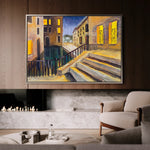 Landscape 154 Canvas Art 60 x 40 cm / Black