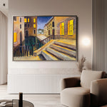 Landscape 154 Canvas Art 60 x 40 cm / Black