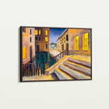 Landscape 154 Canvas Art 60 x 40 cm / Black