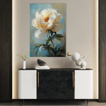 Floral 1540 Canvas Art 60 x 40 cm / Black