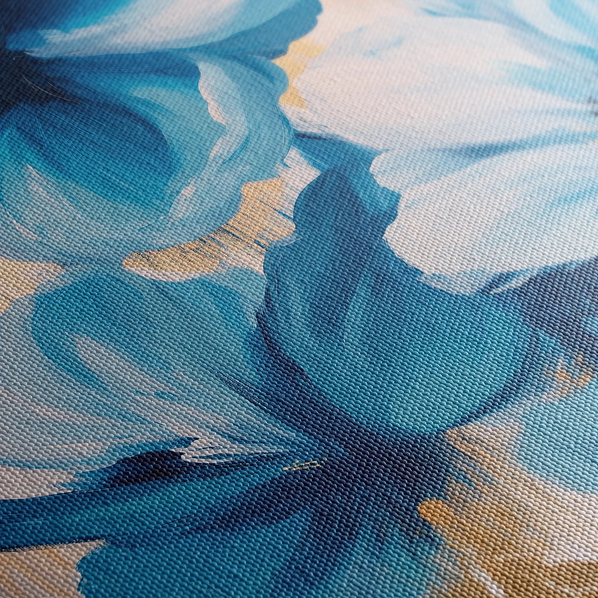 Floral 1544 Canvas Art 60 x 40 cm / Black