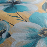 Floral 1545 Canvas Art 60 x 40 cm / Black
