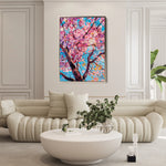 Floral 1547 Canvas Art 60 x 40 cm / Black