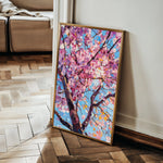 Floral 1547 Canvas Art 60 x 40 cm / Black