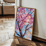 Floral 1547 Canvas Art 60 x 40 cm / Black