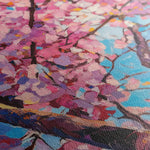 Floral 1547 Canvas Art 60 x 40 cm / Black