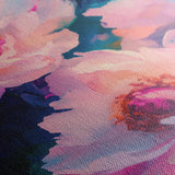 Floral 1548 Canvas Art 60 x 40 cm / Black