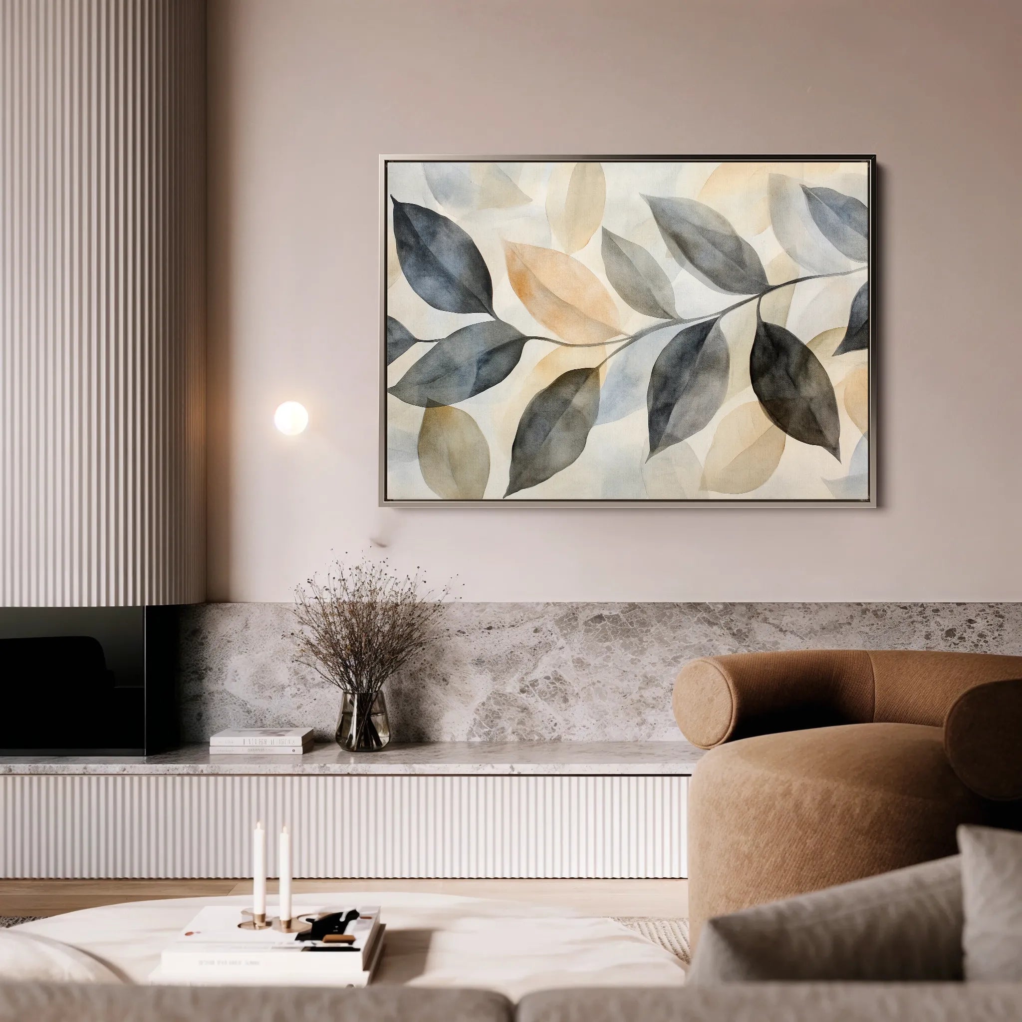 Boho 155 Canvas Art 60 x 40 cm / Black