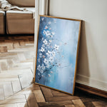 Floral 155 Canvas Art 60 x 40 cm / Black