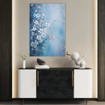 Floral 155 Canvas Art 60 x 40 cm / Black