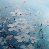 Floral 155 Canvas Art 60 x 40 cm / Black