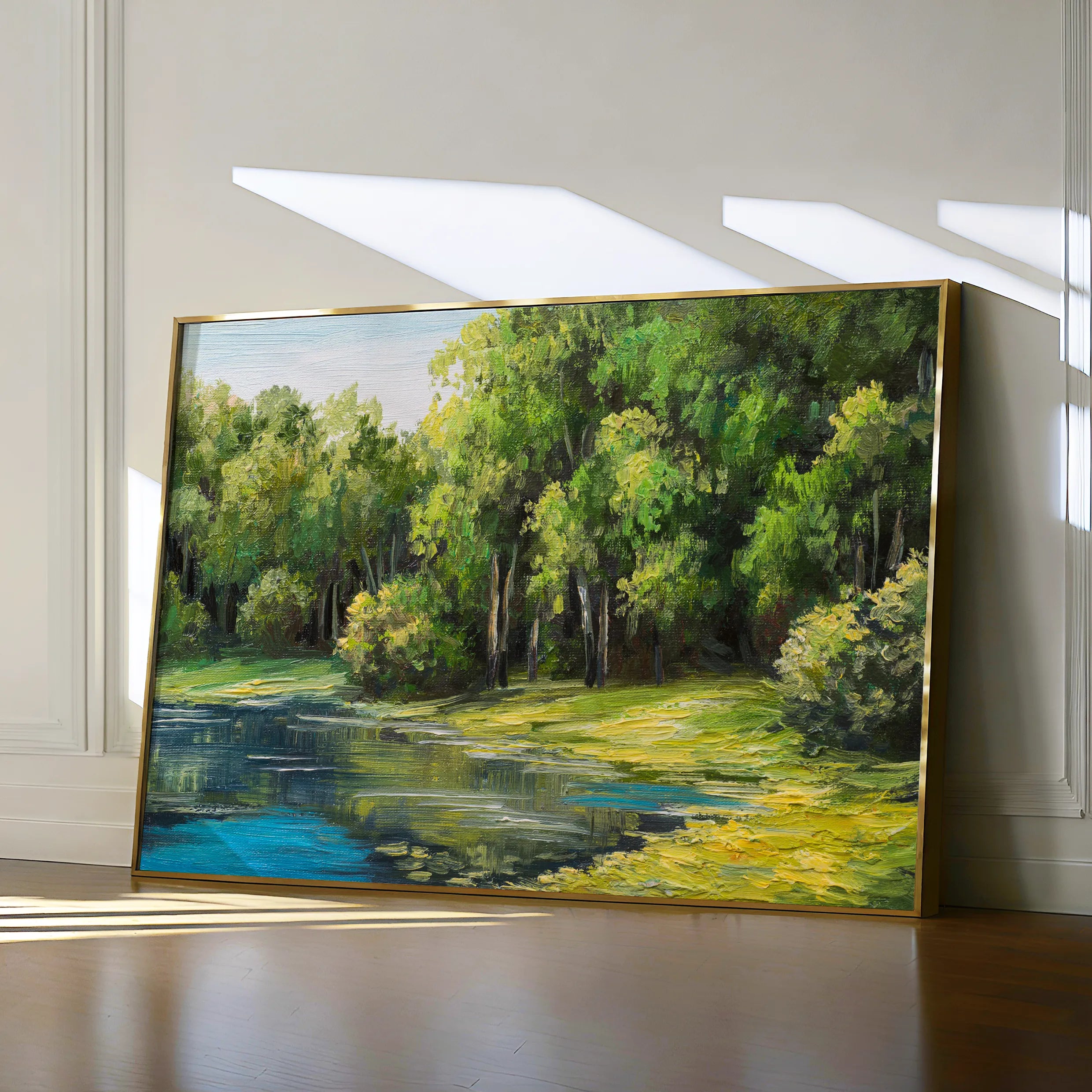 Landscape 155 Canvas Art 60 x 40 cm / Black