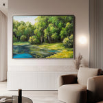 Landscape 155 Canvas Art 60 x 40 cm / Black