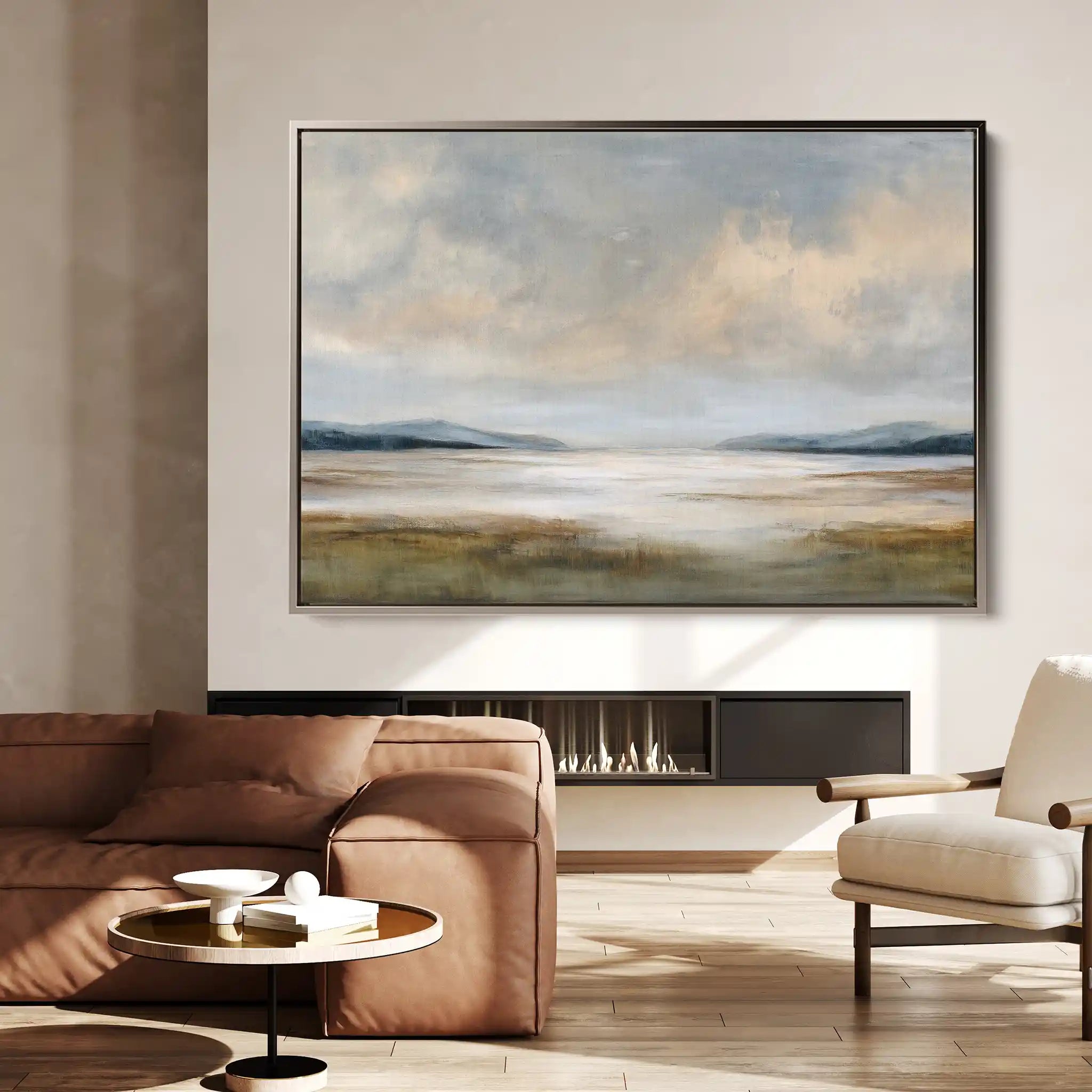 Abstract 1552 Canvas Art 60 x 40 cm / Black
