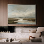 Abstract 1554 Canvas Art 60 x 40 cm / Black