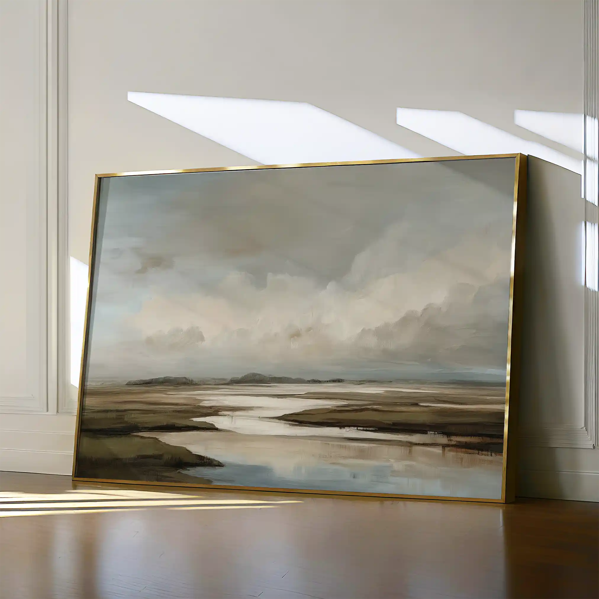 Abstract 1554 Canvas Art 60 x 40 cm / Black