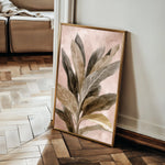 Floral 1555 Canvas Art 60 x 40 cm / Black