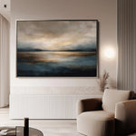 Abstract 1556 Canvas Art 60 x 40 cm / Black