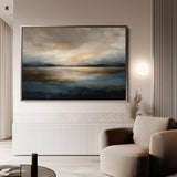 Abstract 1556 Canvas Art 60 x 40 cm / Black