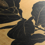 Floral 1556 Canvas Art 60 x 40 cm / Black