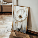Floral 1559 Canvas Art 60 x 40 cm / Black