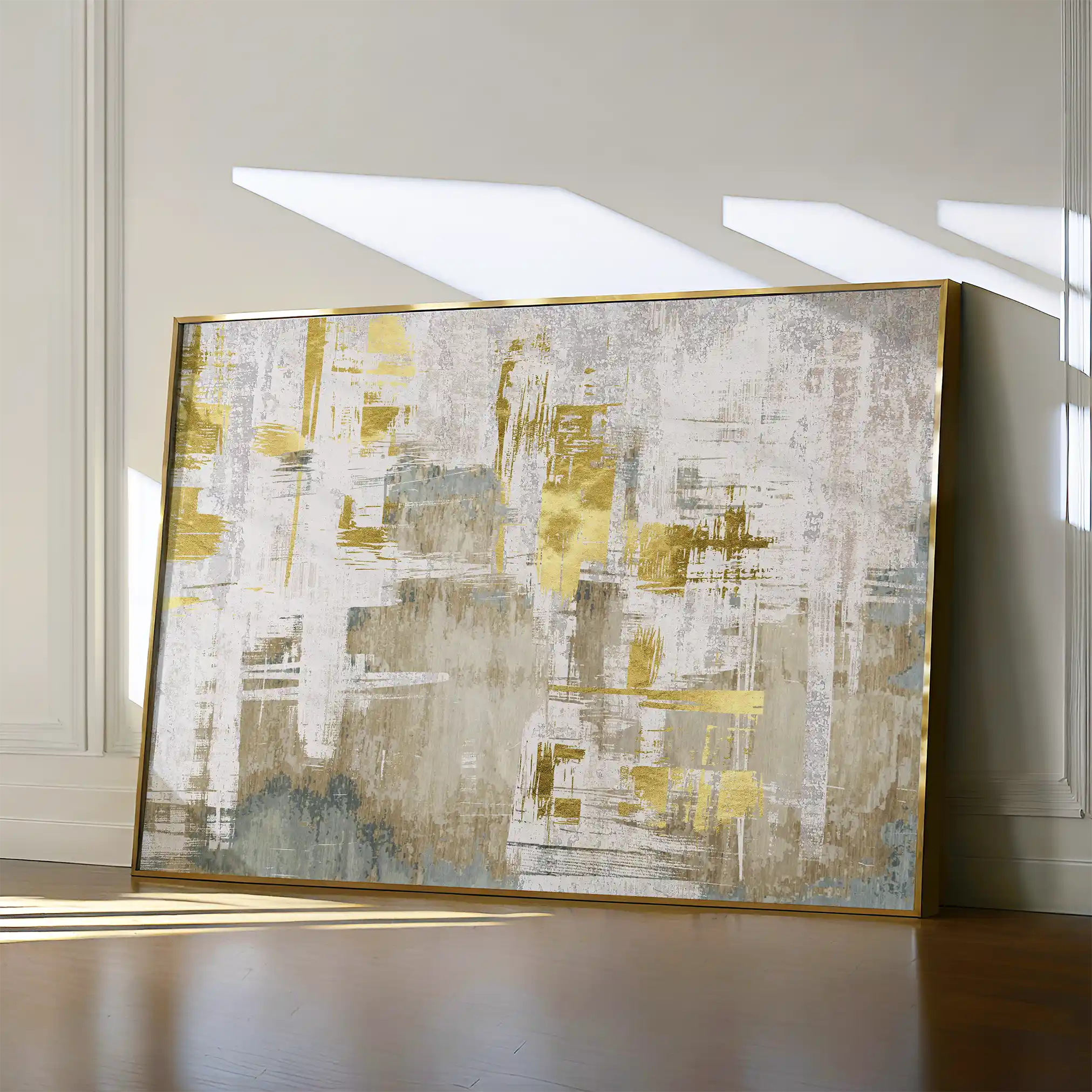 Abstract 156 Canvas Art 60 x 40 cm / Black