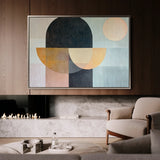 Boho 156 Canvas Art 60 x 40 cm / Black