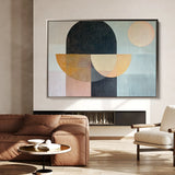Boho 156 Canvas Art 60 x 40 cm / Black