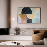 Boho 156 Canvas Art 60 x 40 cm / Black