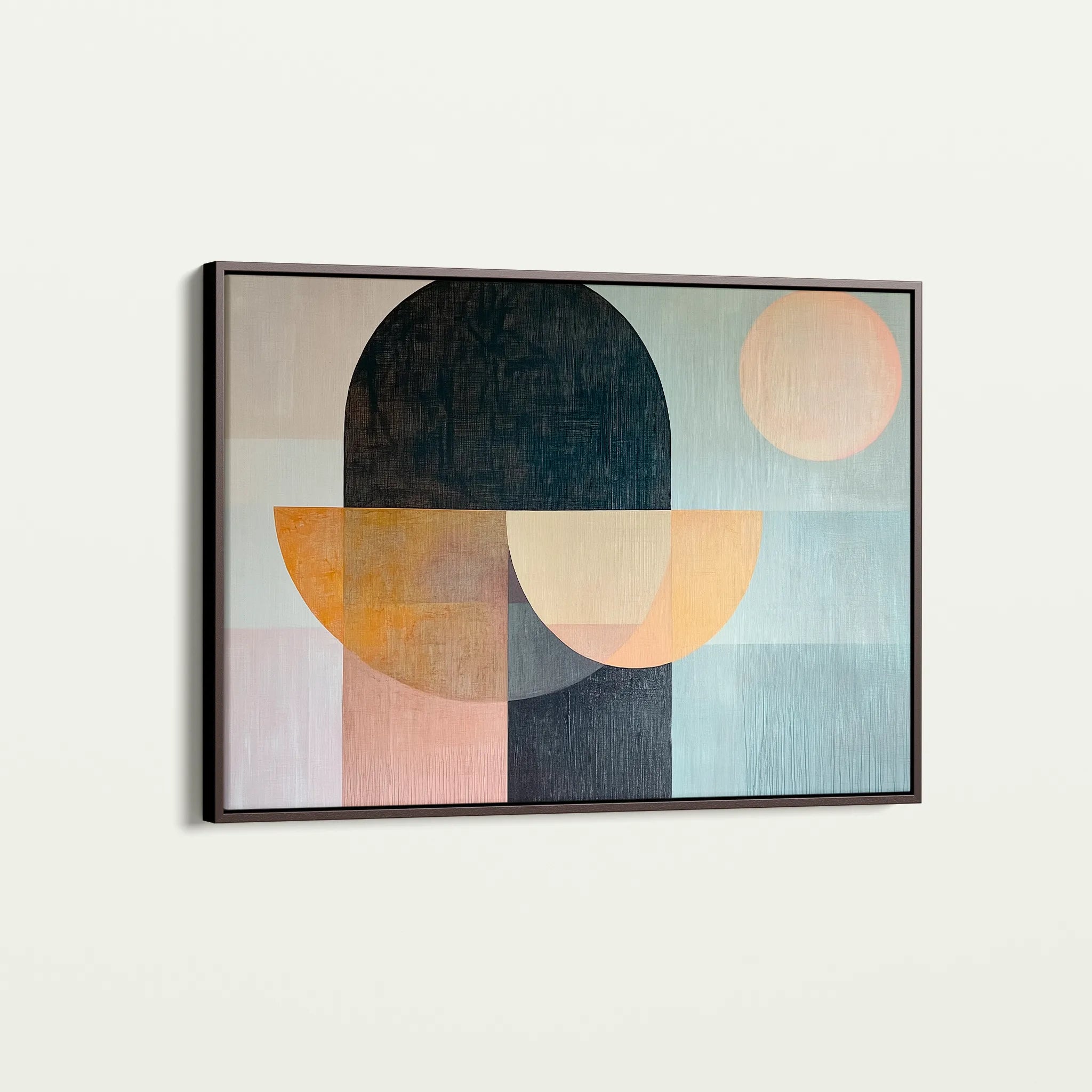 Boho 156 Canvas Art 60 x 40 cm / Black